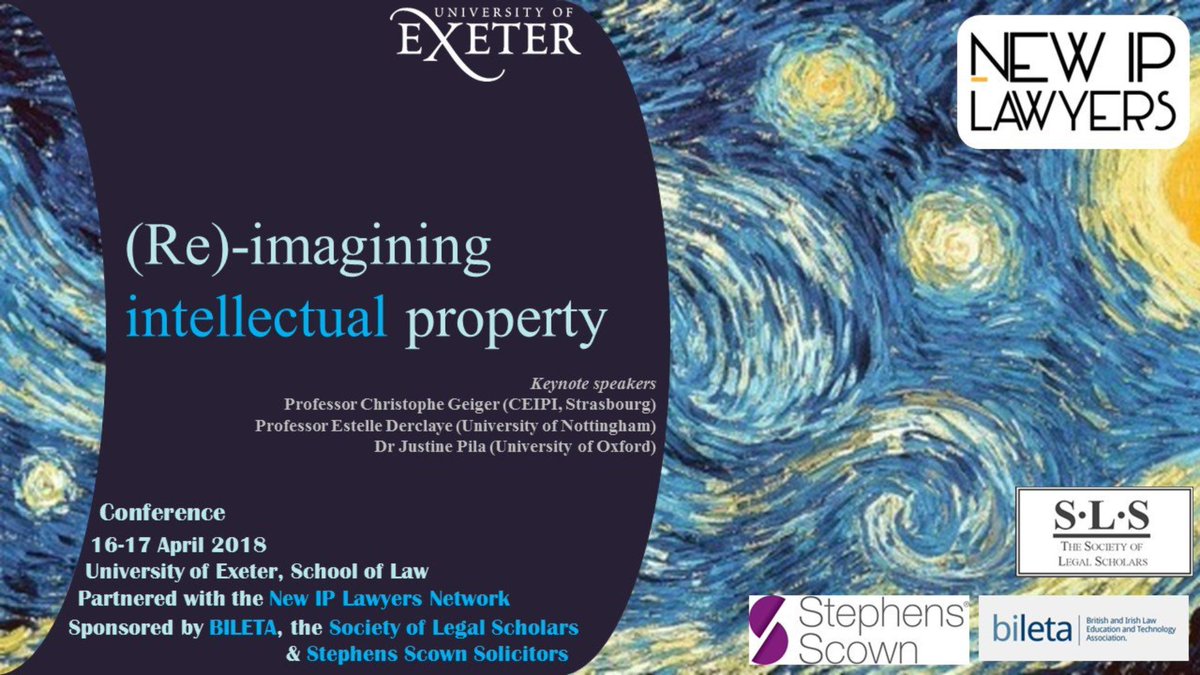BeckyPickford1's tweet photo. Some interesting ideas being discussed at the (Re)-imagining intellectual property conference today #imagineip #BeYourselfBeUnique @StephensScown @Mathilde_Pavis @ExeterLawSchool https://t.co/YQ12UZivUk