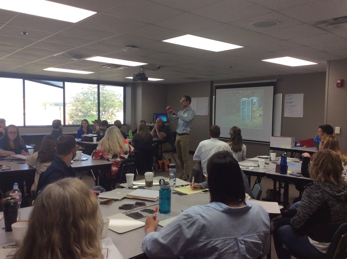 RiggLEAD's tweet photo. GISD Latin Department is hosting our amazing speaker, Justin Slocum Bailey! He is guiding us through some amazing pedagogical practices! #gisdlote #latinteachers #pb8update https://t.co/oVBWCzAStG