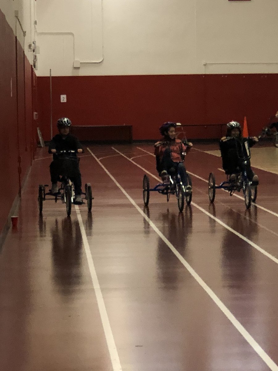MrSeanMasten's tweet photo. Today we have #ProjectMobility in the building giving our students opportunities to ride bicycles... Many for the very first time. https://t.co/f35VAY582V
