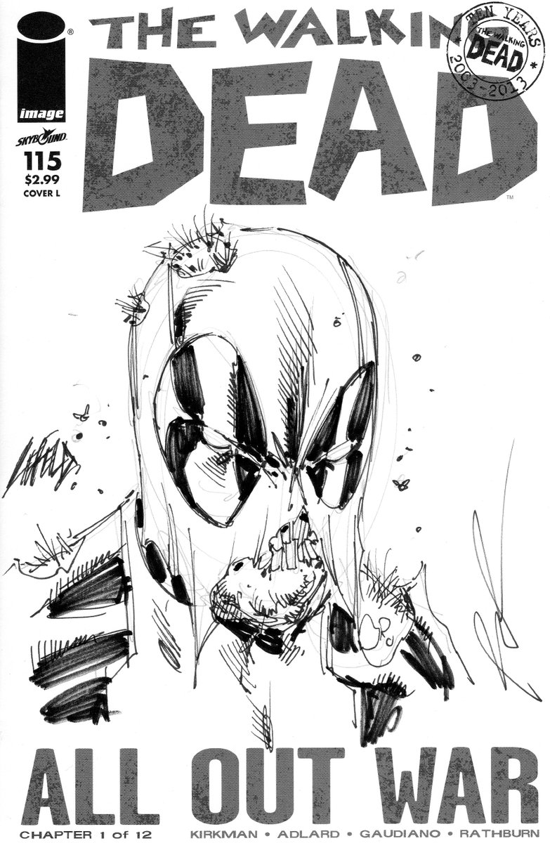 SkinnieGuinea's tweet photo. @robertliefeld Can I ask, is this your work? And, did you invent #WalkingDeadpool way back when? https://t.co/0bE40KlOZF