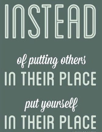ChrissAshkar's tweet photo. #Quote #Wisdom #Compassion #OfCompassion #Sympathy #DeepSympathy
Instead of putting others in their place,
Put yourself in their place. https://t.co/eWzpU3shsb