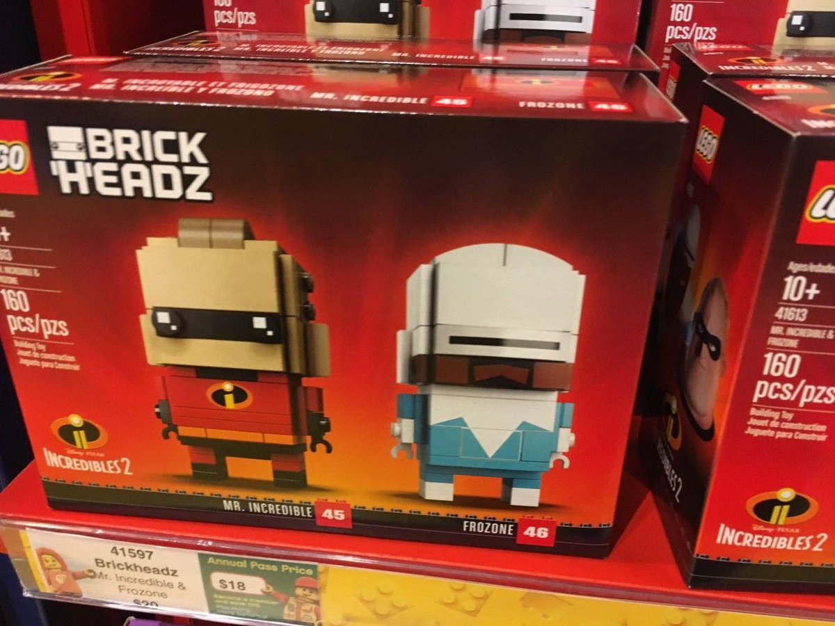 Incredibles 2 BrickHeadz revealed buff.ly/2ENXcP1