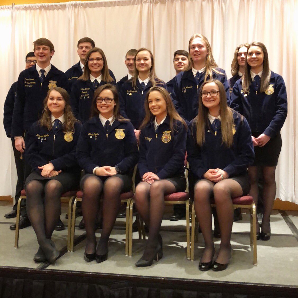 DCFBureau's tweet photo. 13 High School juniors from throughout DeKalb County are attending the 2018 Illinois Farm Bureau &amp; Affiliates Youth Conference in East Peoria today and tomorrow. ##FBYC2018 @ILFarmBureau https://t.co/VXTQbcCkei