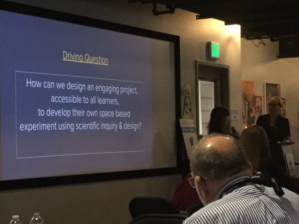 STEMisMyFuture's tweet photo. @ileadschools Thanks for sharing your @DreamUp_Space work with the #34SS #SpaceSymposium teacher liaisons! Social-Emotional Learning + Problem Based Learning- Nice! :) #DrivingQuestions #PBLbie #WMSSTEMGJ @Lizhenrikson1 #WeAreD51 https://t.co/1g4Gep2TW5