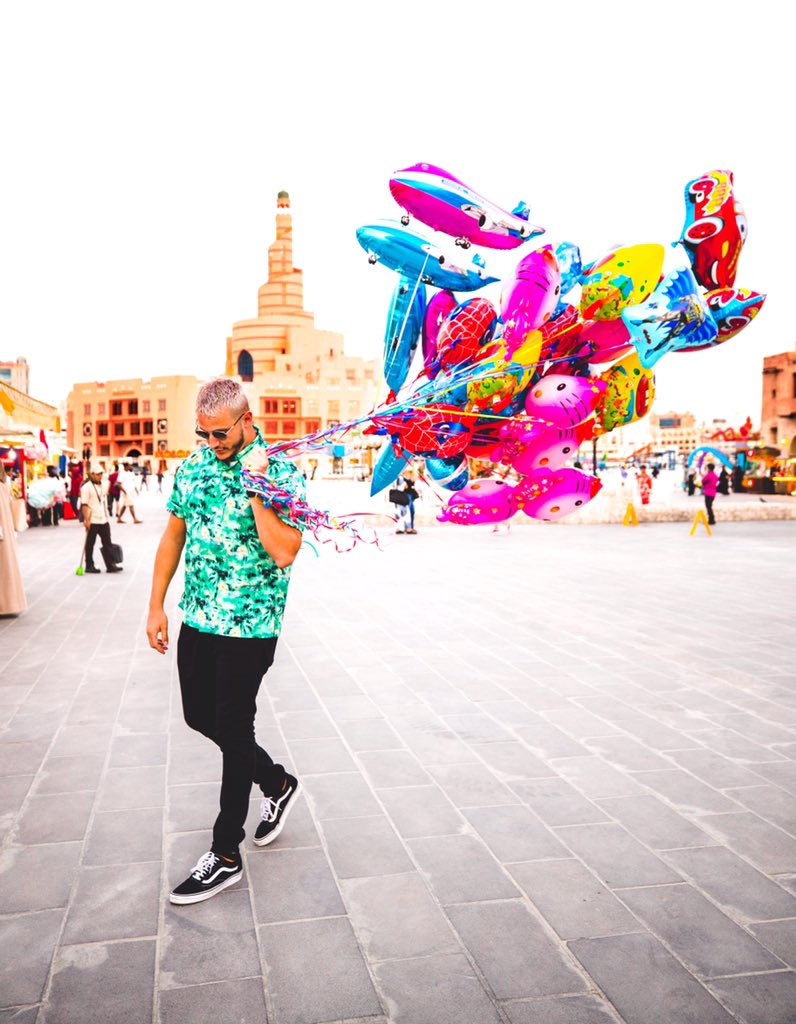 djsnake's tweet photo. Catching Vibes in Qatar 🎈 https://t.co/EaI7MGDCWO