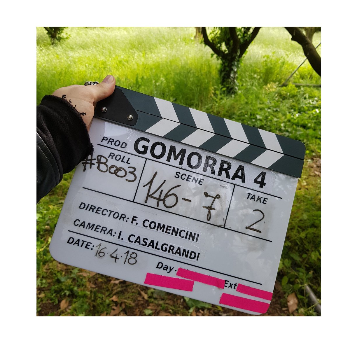 SalvioEspo's tweet photo. #Day1 ✔

#Gomorra4 #Gennysavastano https://t.co/an2TKDcQ4Q