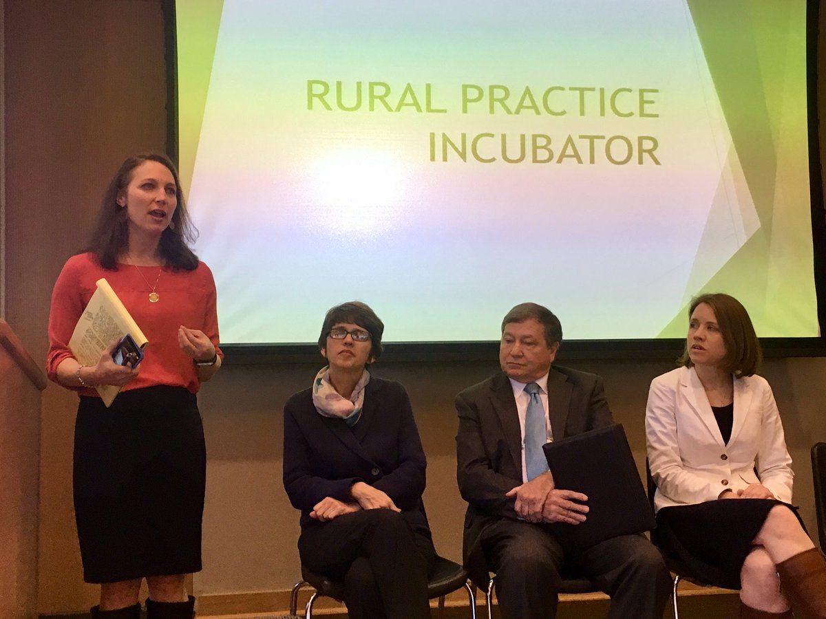 jbwoodmansee's tweet photo. .@ArkansasJustice’s @AmyDJohnson gives opening remarks on @BowenLaw “Rural Practice Incubator” program w/ Dean Beiner, AR S.Ct. Justice Wynne, &amp; @PritchardAmy. Innovative #law practice, for new graduates &amp; our underrepresented communities! https://t.co/IakTEM6dLZ