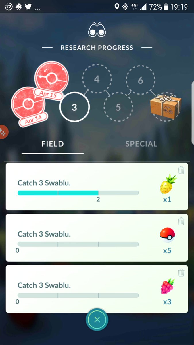 Faireybomb40's tweet photo. Thanks. This is exactly what I wanted during the #kantoevent
#PokemonGO #kantoweek #swablu https://t.co/qGxQqy7p1b