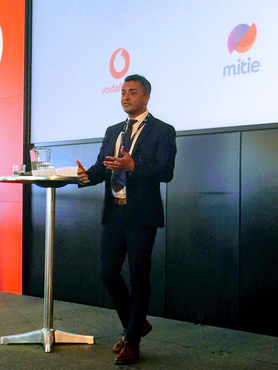 Andy_SW18's tweet image. Speaking at Vodafone Digital Forum on IoT and #Connectedworkspace, @wearemitie