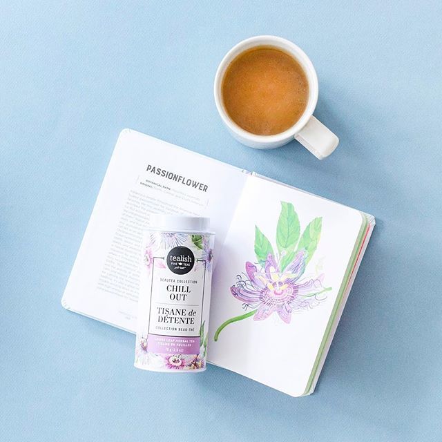 tealish_teas's tweet photo. You can find chill out champion Passion Flower along with Tulsi and Lavender inside our new Chill Out herbal tea! Steep for 4-6 mins and enjoy this union of relaxation superstars. #tealish #beauteacollection #beautea #herbaltea #passionflowertea #chillouโฆ https://t.co/46sR8qbqAA https://t.co/wa3X3ZpXZV