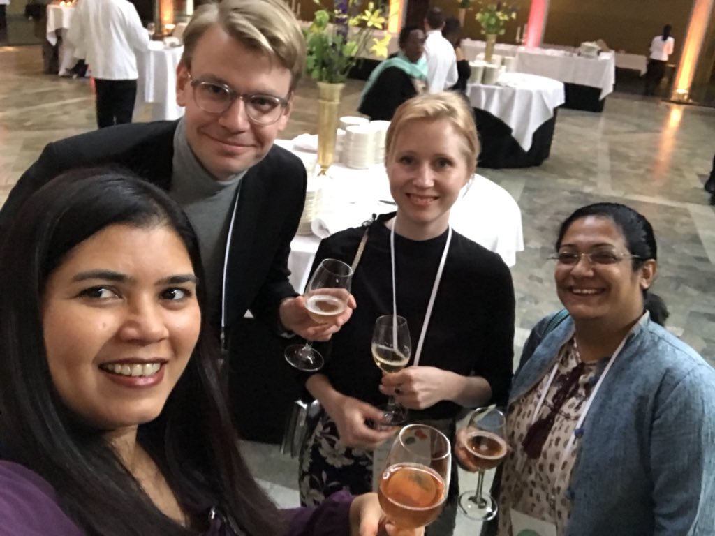 elsamariedsilva's tweet photo. Colleagues from#GlobalUtmaning and #Developmatrix. At #Safecity we thrive on collaboration. #GenderEquality is everybody’s business and we have to work together to make progress for a #GenderEqualWorld. #StockholmGenderForum https://t.co/xINLXE1KaF