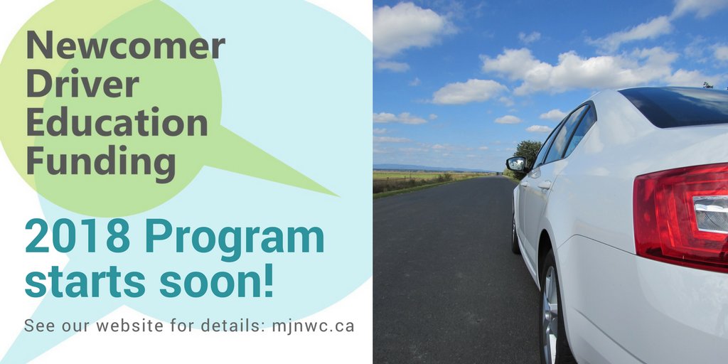 Know any newcomers who are wanting to get behind the wheel? Learn more at mjnwc.ca/services/newco…