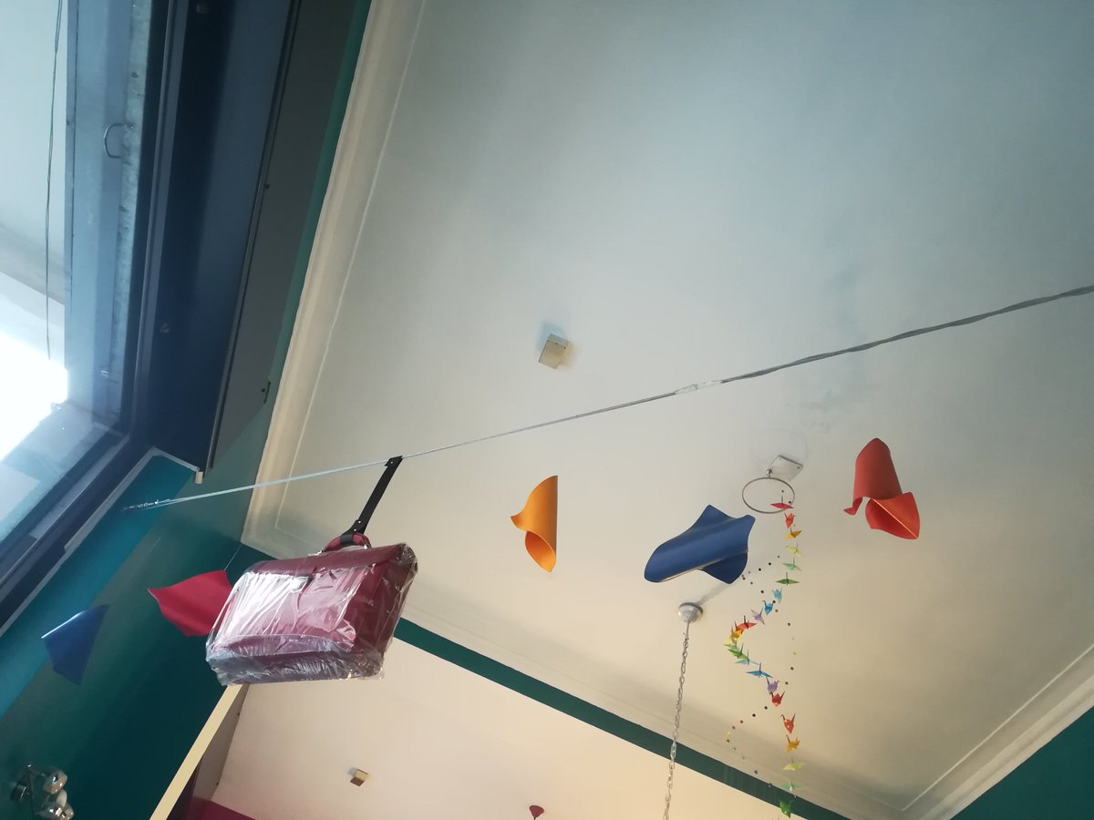 AstolfiPelle's tweet photo. We can put the #design in unusual places to give #emotions . We have decided to be ... hang in the air. Some of our creation show in BarGluck during the week of  #SalonedelMobile #FUORISALONE #DesignWeek2018 #designweek #salonedelmobile2018 #FuoriSalone2018 #bags #MadeInItaly https://t.co/FfjFfPpsR3