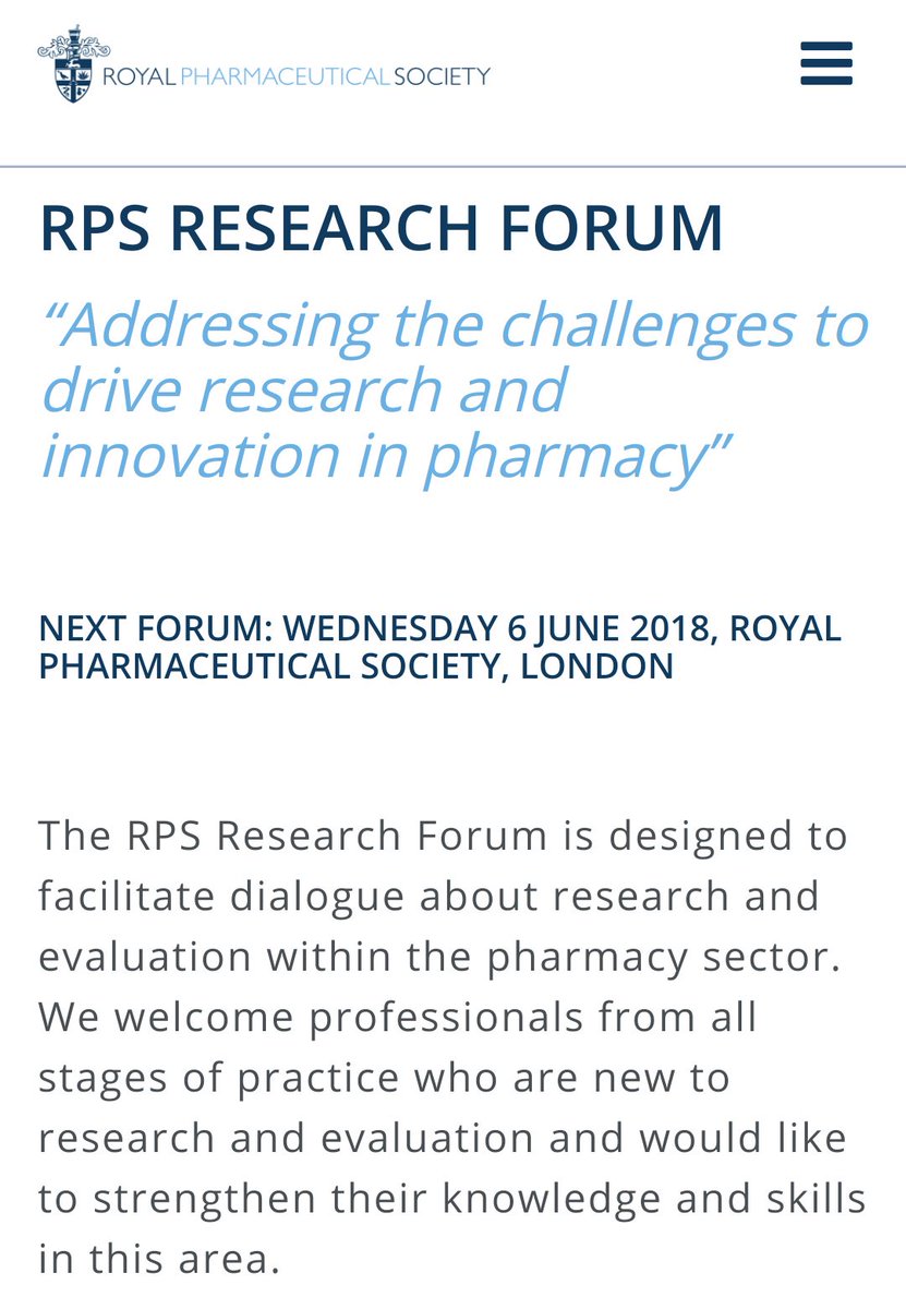DrHRosado's tweet photo. RPS Research Forum for community pharmacy • 6 June @rpharms
A chance to discuss your ideas and put them into practice • Overcoming the challenges • Driving #research and #innovation in #pharmacy
#RPSForum #weph #pharmacyhour https://t.co/Q1KahoVA4P https://t.co/UZqHmIY9b4