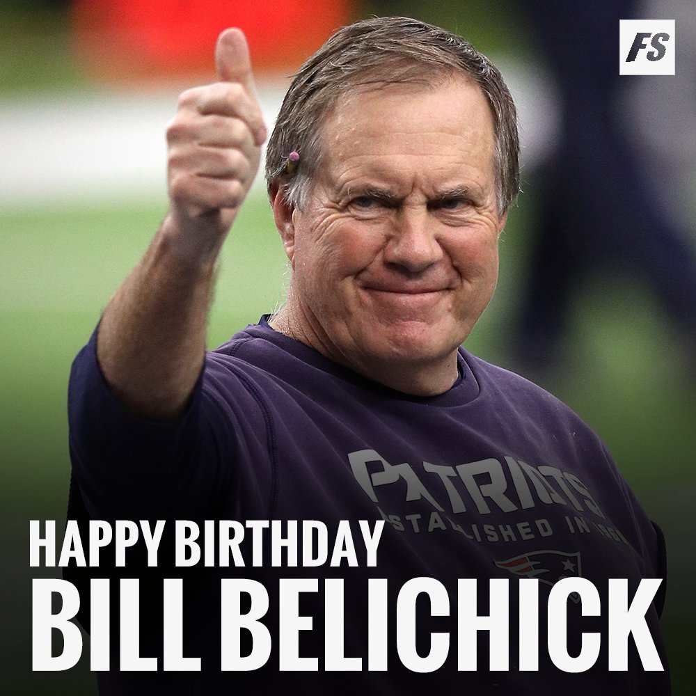 Happy 66th Birthday to HC Bill Belichick! 