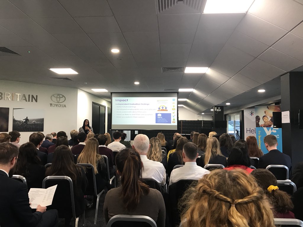 cratecraftsye's tweet photo. We are going to be taking the stage shortly to deliver our presentation at the Young Enterprise Derbyshire County Final! @YEDerbyshire #YE2018 #YECountyFinal #presentation https://t.co/qzFKi2E1U3