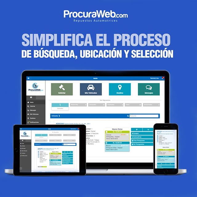procuraweb's tweet photo. Descubre cómo https://t.co/t2QL7LBmoh simplifica el proceso de búsqueda, ubicación y selección de las mejores ofertas de cientos de proveedores ¡A nivel nacional!
#ProcuraWeb
#RepuestosVenezuela #CarroVenezuela #Proveedor #Repuestos https://t.co/uArhtMV65V https://t.co/Tndp81gx4C