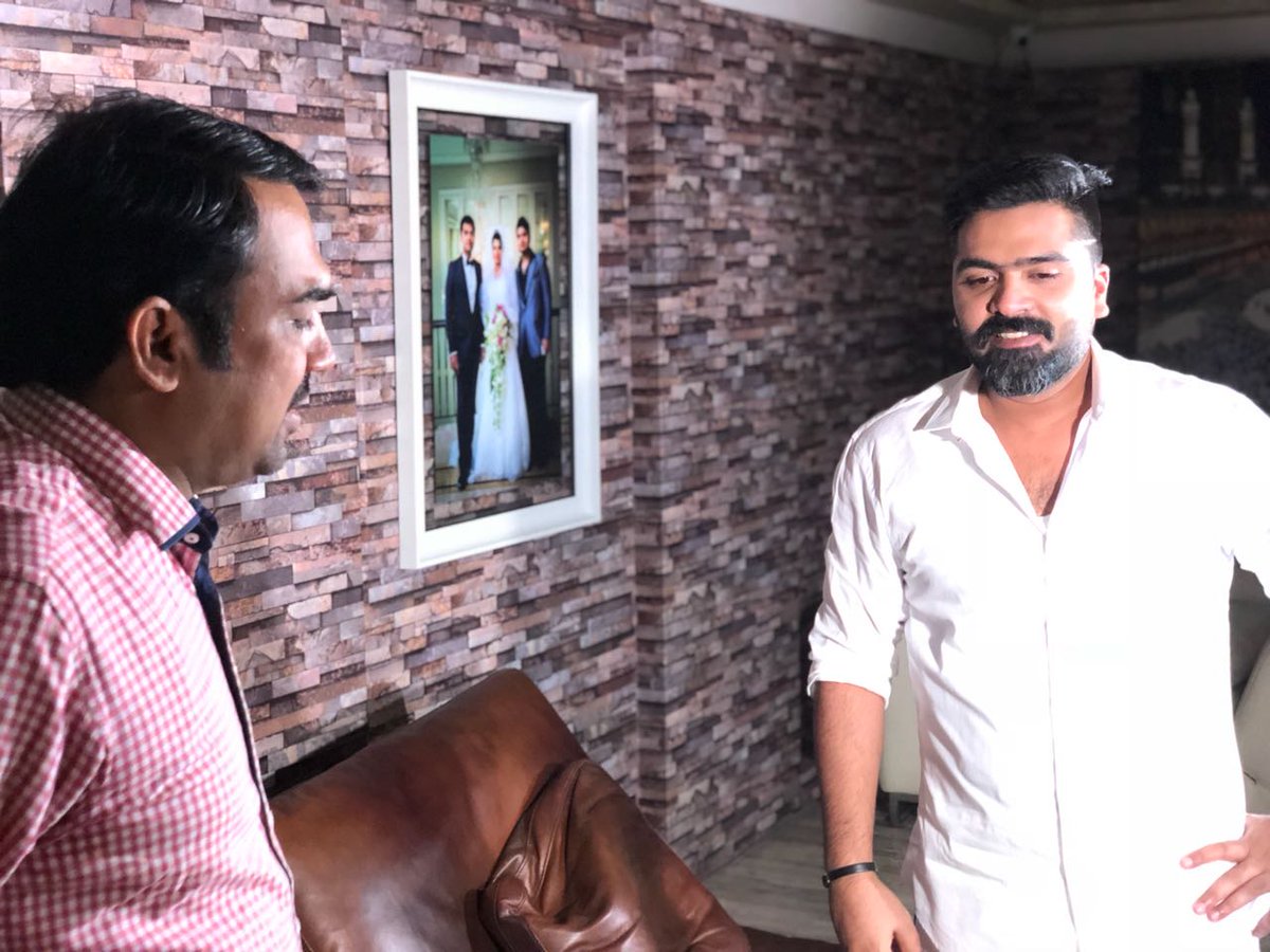 UVCommunication's tweet photo. Super cool pic's of #STR..
Exclusive Interview with @RangarajPandeyR in @ThanthiTV .. Coming Soon..!! #Simbu
#UniteForHumanity #STRunites @proyuvraaj https://t.co/4whGV8ONRE
