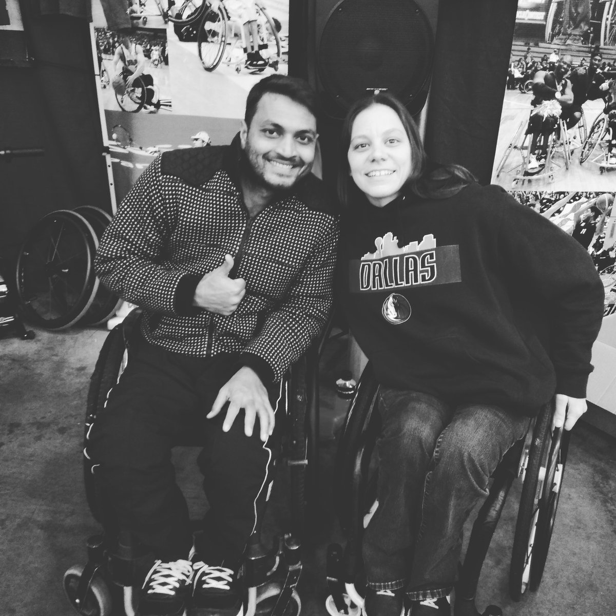 IamShamsAalam's tweet image. Honoured to share the stage with Darlene Hunter Paralympics gold medalist wheelchair basketball team USA. @SportsEmpower @NWBA @Per4max @UTAMovinMavs @Agitos 
#2018NWBA #S4C2018 #GSMP2018 #sport4all #weexist #india #USA #adaptive #Sports @NitrroBespoke @tweetbeinghuman