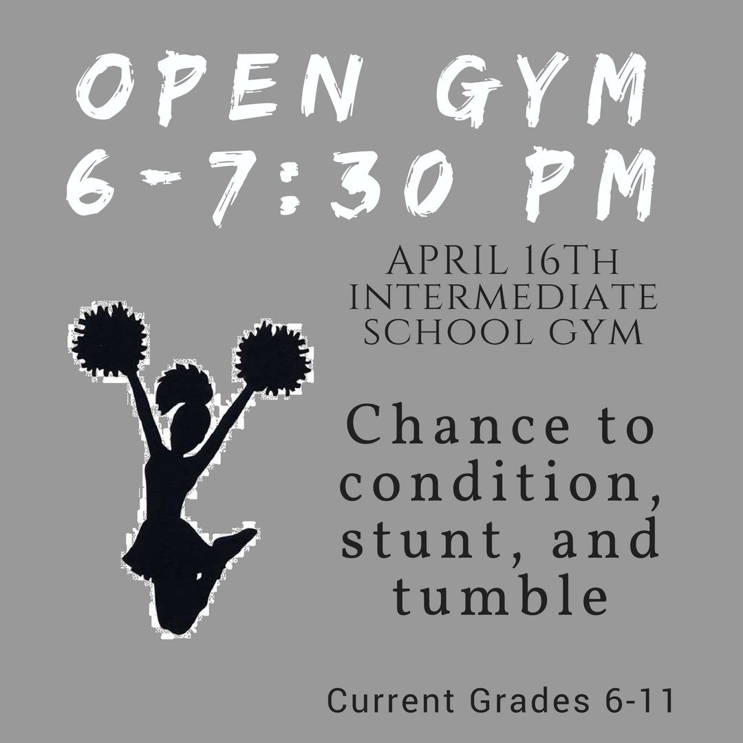 Don’t miss tonight’s open gym at the IS gym from 6-7:30! Tryouts are coming up and this is your chance to get back into the gym. See you there! 🔴⚫️