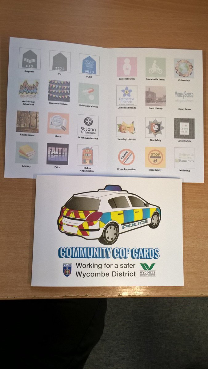 TVP_Wycombe's tweet photo. MarlowNHPT are out this week visiting all the year 6 Casses involved in #CommunityCopCards. This goes live on the 30th April 2018. #MarlowNHPT https://t.co/RAaOBaDHke