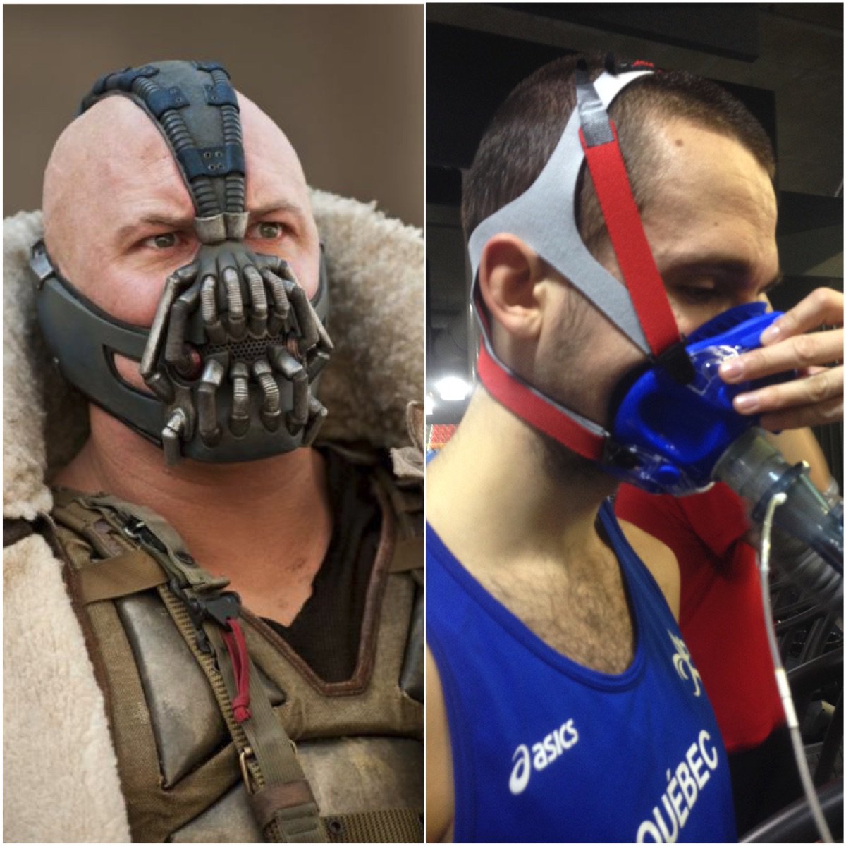 RunAVM's tweet image. Who wore it better? Bane or @Francois_Jarry? #RunAVM