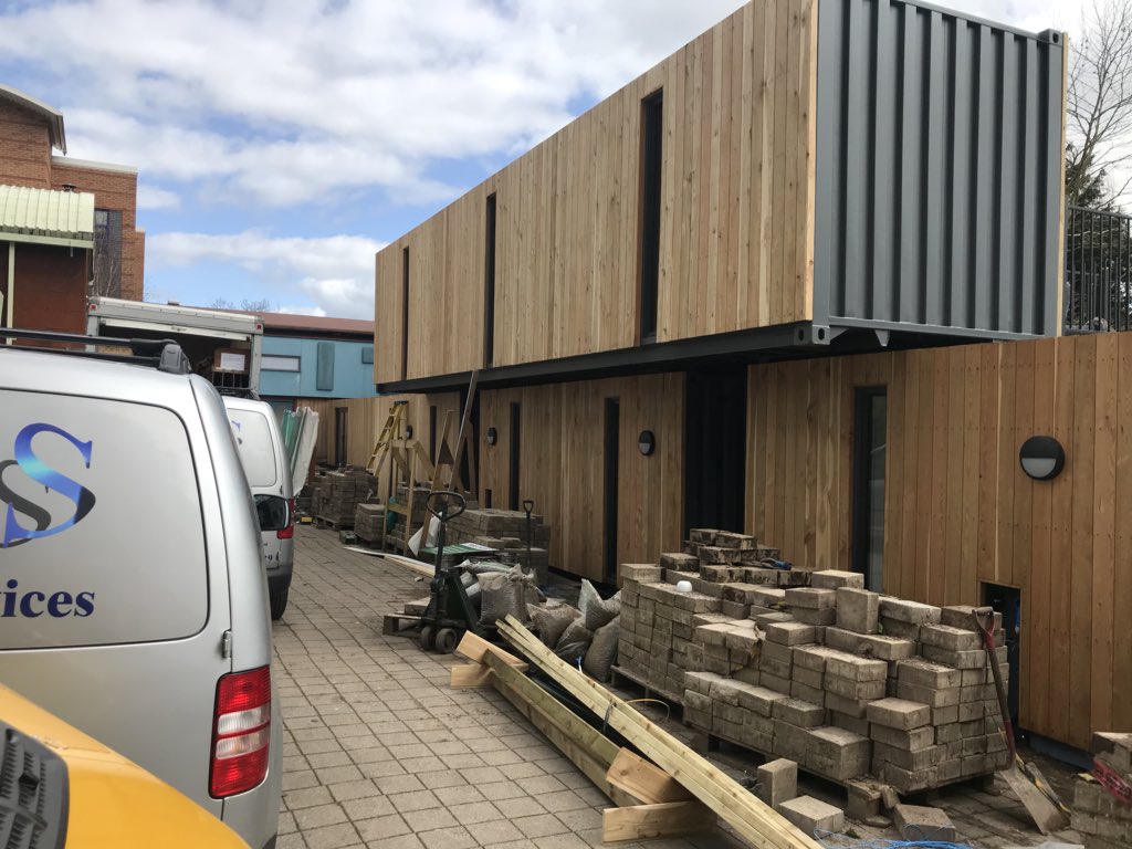 Northwestbifold's tweet photo. Nice little #ContainerMod development 👍👍☕️☕️☕️ https://t.co/RWeegB65kB