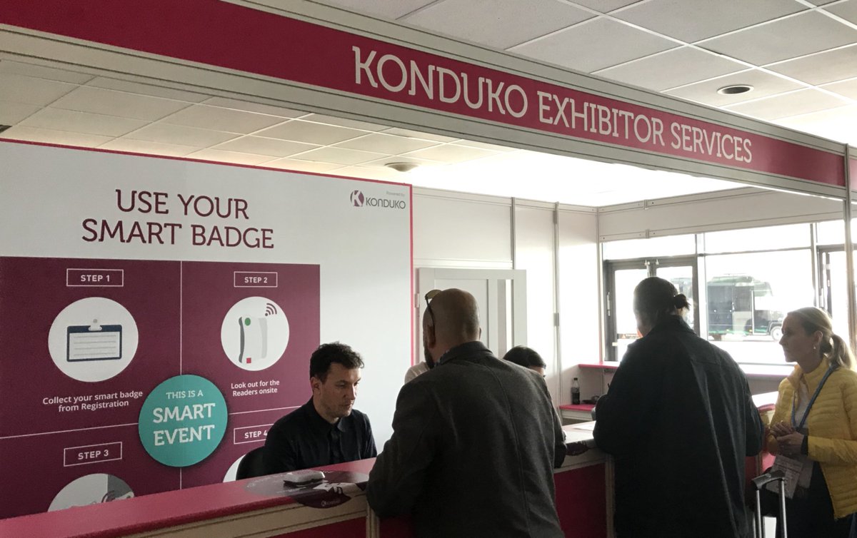 KondukoSA's tweet image. Feel the excitement in the air as 800+ exhibitors prepare for #incosGlobal starting tomorrow in Amsterdam. The Konduko #smartevent team is handing out booth readers to simplify lead capture and help visitors seamlessly interact.