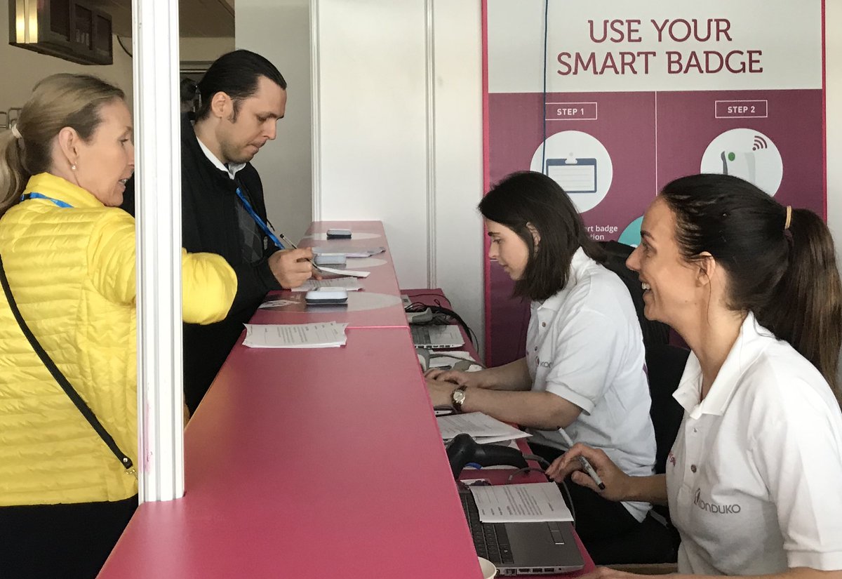 KondukoSA's tweet image. Feel the excitement in the air as 800+ exhibitors prepare for #incosGlobal starting tomorrow in Amsterdam. The Konduko #smartevent team is handing out booth readers to simplify lead capture and help visitors seamlessly interact.