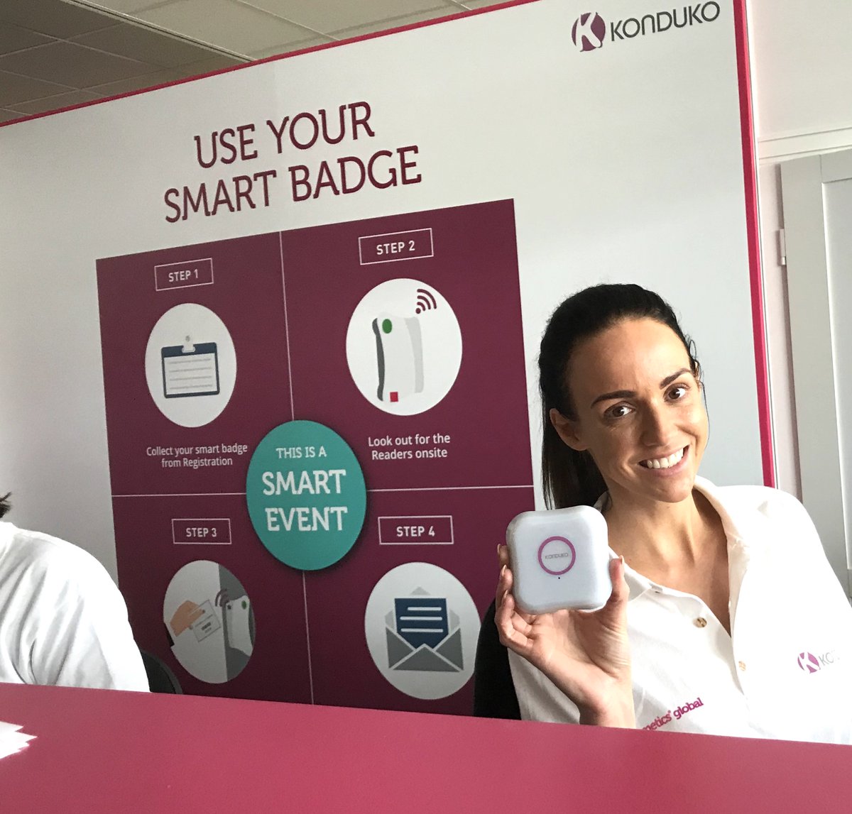 KondukoSA's tweet image. Feel the excitement in the air as 800+ exhibitors prepare for #incosGlobal starting tomorrow in Amsterdam. The Konduko #smartevent team is handing out booth readers to simplify lead capture and help visitors seamlessly interact.