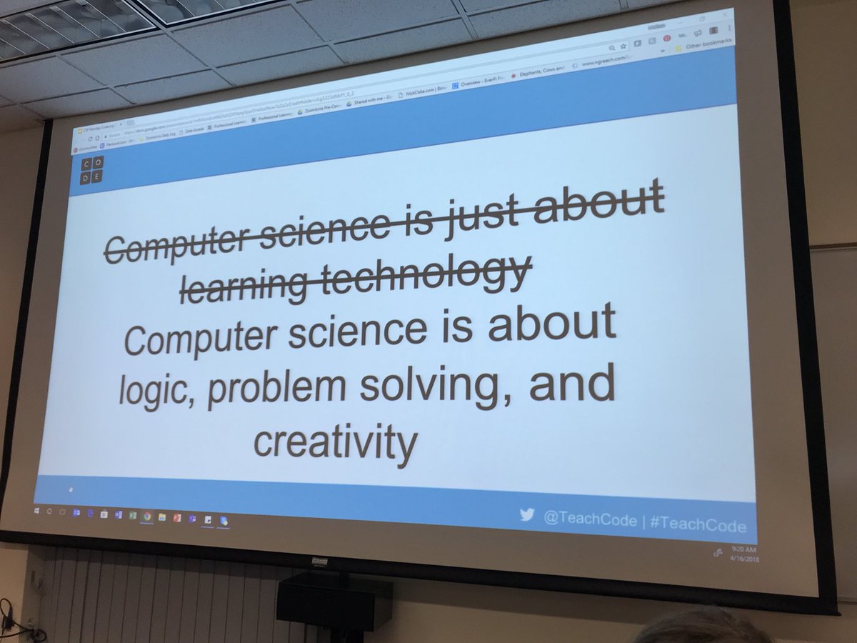 AudraKaplan's tweet image. #gdrsdchat @LSChesson @TeachCode #TeachCode #CSFundamentals