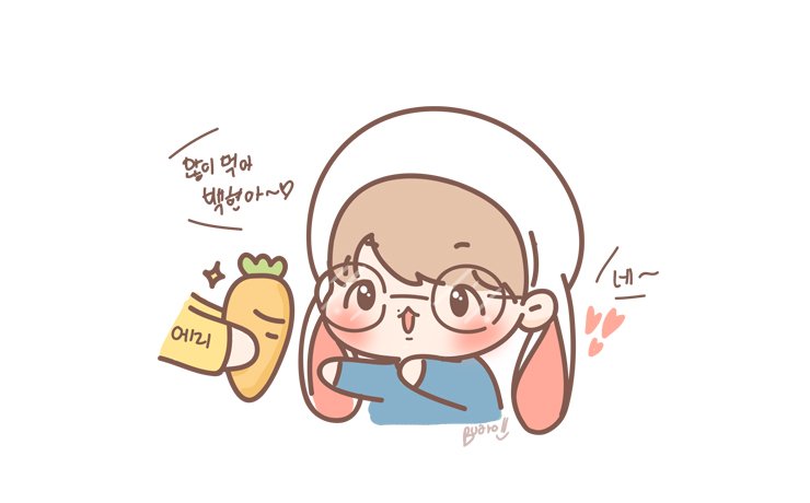 buaroll's tweet photo. L😘 : กินเยอะๆเลยนะคับแบคฮยอน~ 
B🐰 : ค้าบบบบบบ 🍕🍟🥕🍅🍓🍑

#Baekhyun #EXO #EXOthArt @weareoneEXO https://t.co/dALeqW5svh