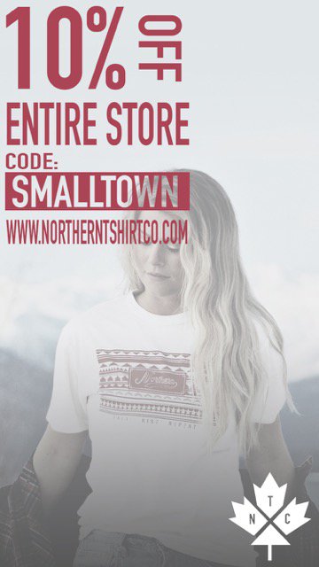 Friends! You have to check out this apparel line. Shirts are made on a small town farm in Canada and their company stands for all the best small town values. USE THE CODE: SMALLTOWN FOR 10% OFF northerntshirtco.com