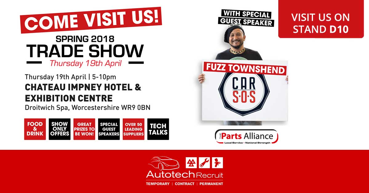 autotechrecruit's tweet photo. We are busy preparing for the @PartsAlliance Trade Show this Thursday. Come along and say hello (we are on stand D10) and enter our competition to win an Amazon Echo.
#win #wekeepworkshopsrunning #aftermarket #independent #garages
#temporary #MOTtester #carmechanic https://t.co/JRSXQnXDMT