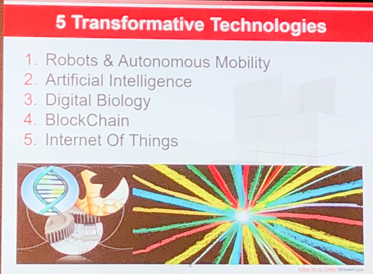 TimLeman's tweet photo. My mind is racing thanks @DevanCapur’s presentation this morning at the @YPO #CLW in Chicago. 

One out of many thoughts is change our thinking on #AI to Augmented Intelligence (vs Artificial). 

#Futurist https://t.co/9CxuoZzKY3