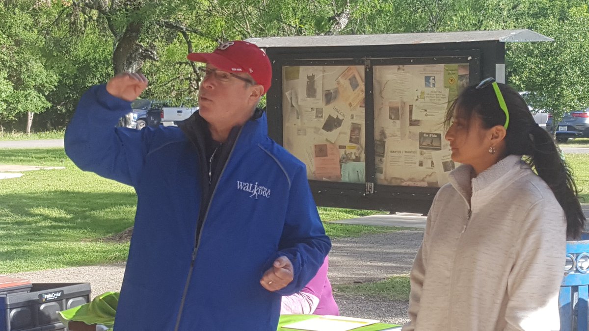 MethodistMDs_SA's tweet photo. Texas Transplant Institute Adult BMT Physician Dr. Paul Shaughnessy and @BeTheMatch's Adriana Estrada spoke at Saturday's #donatelifemonth @walkwithadoc https://t.co/eITkBNzyOh