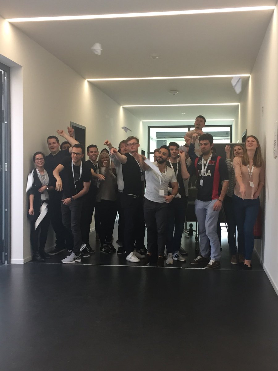 OanhNguyen_'s tweet photo. Having fun at the Design Thinking workshop with students from different faculties @hs_pforzheim @SAPNextGen #designthinking https://t.co/bkdamebZxK