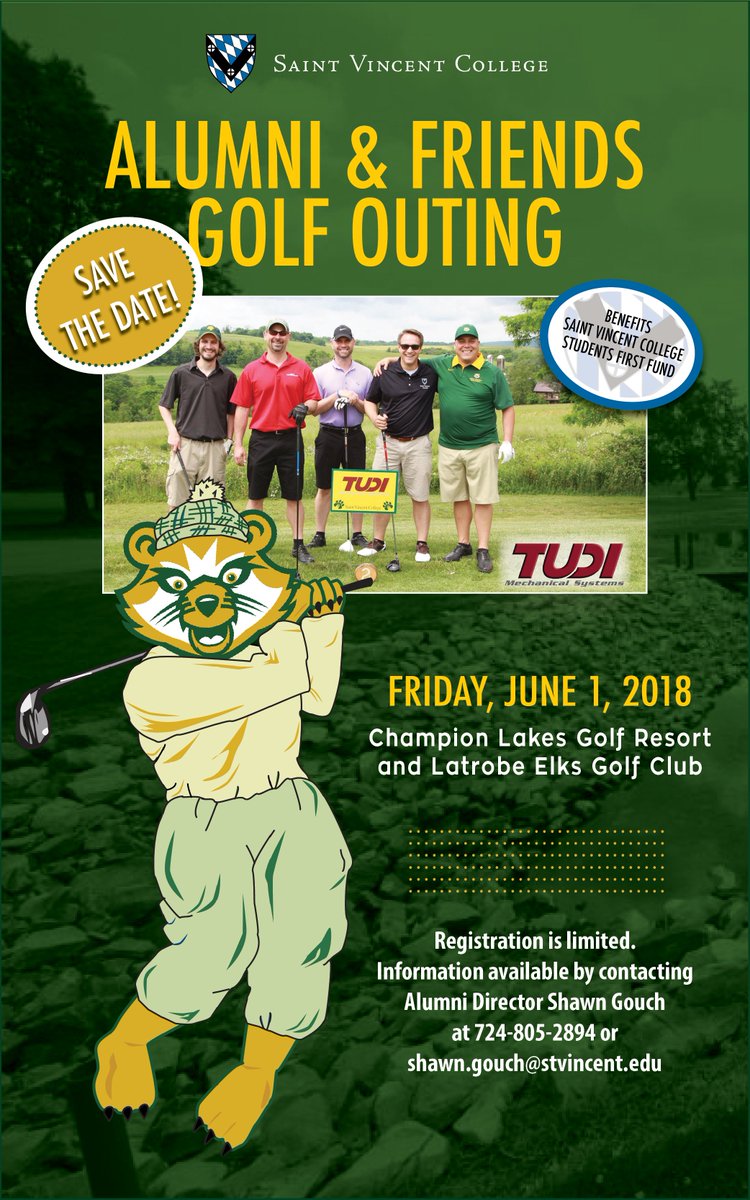 SVC_Alumni's tweet photo. Looking for a fun outdoor activity with fellow Bearcats? Register for the Alumni and Friends Golf Outing, and you’ll get just that and while supporting the Students First Fund! https://t.co/0nsIkWWv5O