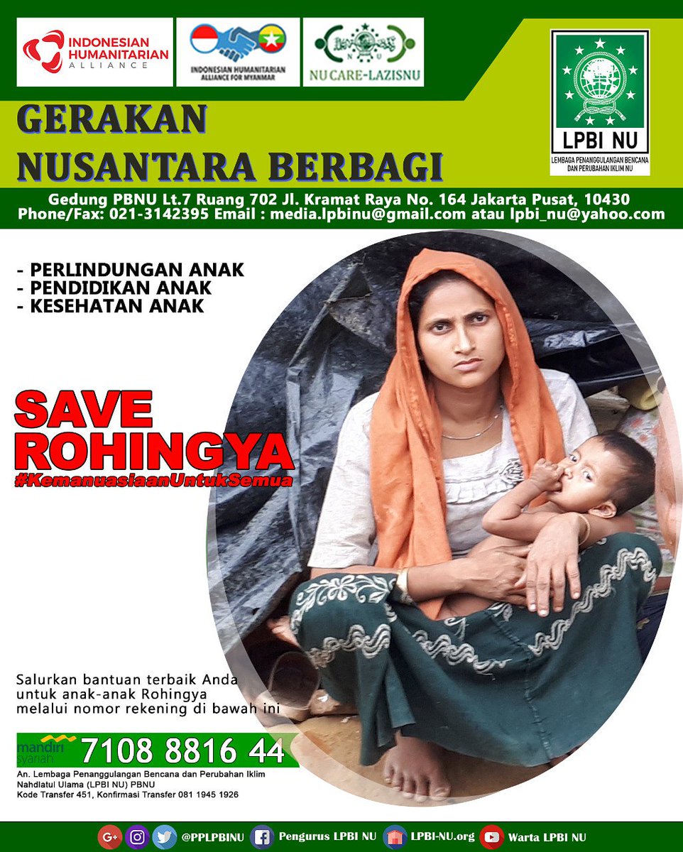 Mari kita bantu anak-anak Rohingya dengan memperkuat asupan gizi dan nutrisi mereka. #SaveRohingya #KemanusiaanUntukSemua #NusantaraBerbagi <a href="/nu_online/">NU Online</a> <a href="/nu_berbagi/">Nusantara Berbagi</a> <a href="/Arie_Kriting/">ARIE KRITING</a> <a href="/ali_yoseph/">Muhamad Ali Yusuf</a> <a href="/YayahRuchyati/">Yayah Ruchyati</a> <a href="/kabarkramat164/">Kabar Kramat 164</a> <a href="/JalanIslam/">Dunia Islam</a> <a href="/TV9NUsantara/">TV9 NUsantara</a> <a href="/EmhaWahib/">M Wahib Emha</a> <a href="/MarsinAja/">#marsinaja</a>
