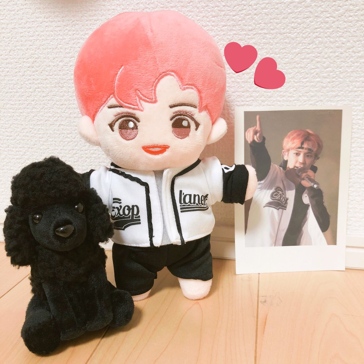 ___CxB's tweet photo. @goods_exo_meg 
みぃ〜さん！この度はお取りまとめありがとうございました💖
ウジプチャン可愛すぎてペンミでお供させたいと思います😚お忙しい中長い期間にわたり、本当にありがとうございました🙇🏻‍♀️
@woorizip_cy
우집찬 너무 귀엽습니다!😍
소중히 합니다!
감사합니다 💖 https://t.co/TlwFAWQ3fd