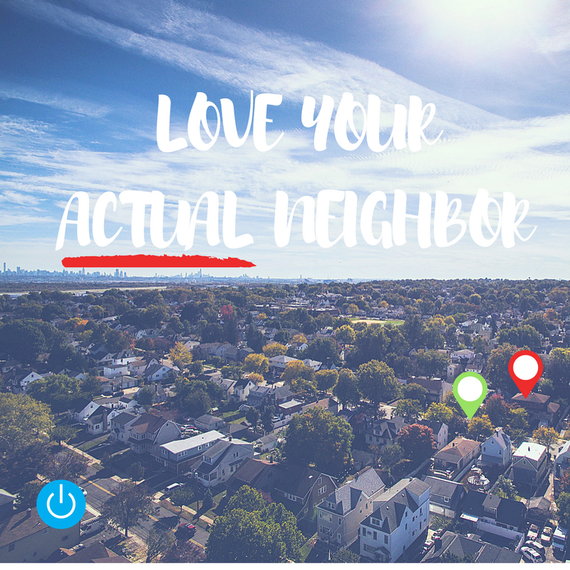 reactivateclt's tweet photo. Don't make it more difficult than it has to be. Love your ACTUAL neighbors. Say hello. Ask about their story. Invite them over for a cookout. Faith must find expression in love. #radicalhospitality https://t.co/F3u8ven1O1