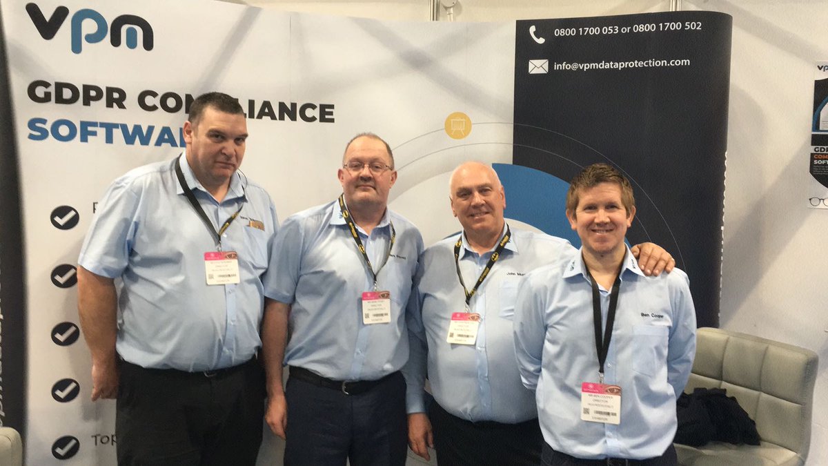 vpmdata's tweet photo. Just over an hour left to visit us today at @optrafair for GDPR 😁

Come to stand D57 and say hello!

#Optrafair #NECBirmingham #GDPR #GDPRToolkit https://t.co/gEttqPZRJi