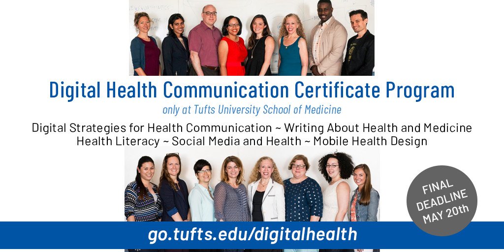 sanrosenb's tweet image. It's #BostonMarathon day! But don't just work your body, work your mind, too! One step at a time, one class at a time w/ the DHC certificate program @TuftsPH, online and at Tufts' Boston campus. Advance your career w/ a great school in a great city: #Boston2018! #digitalhealth