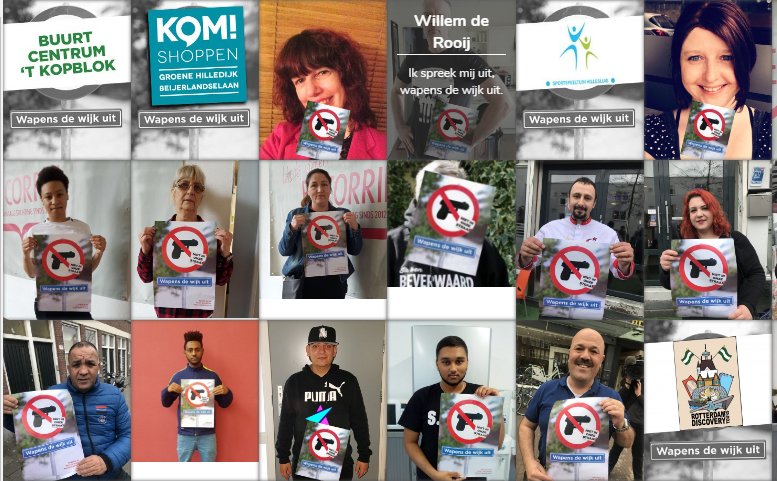 BijCorrie's tweet photo. Wapens de wijk uit! Bewoners en wijkorganisaties zijn een initiatief  gestart om het wapenbezit in de wijk Rotterdam Bloemhof en Hillesluis terug te dringen. Teken ook de petitie op: https://t.co/vxU9HOGRLu  #Rotterdam #veilig #RotterdamZuid #wapensdewijkuit https://t.co/ZAZQIhvSFw