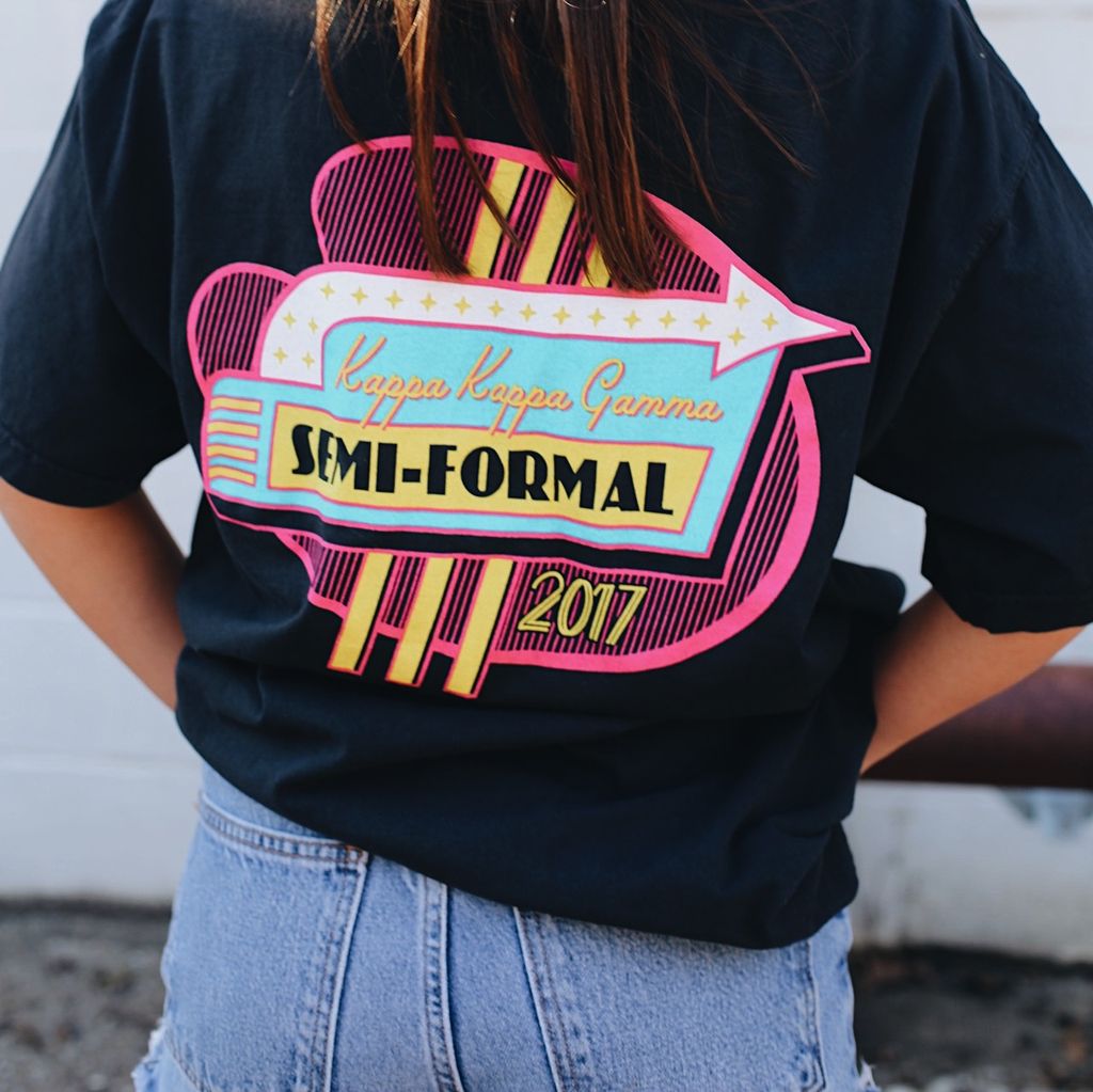 Gettin' back at it this formal szn! #lovethelab 

#sorority #kappakappagamma #kkg #kappa #fraternity #formalseason #formalszn #frat #greeklife #srat #custom #customdesign #tshirt #art