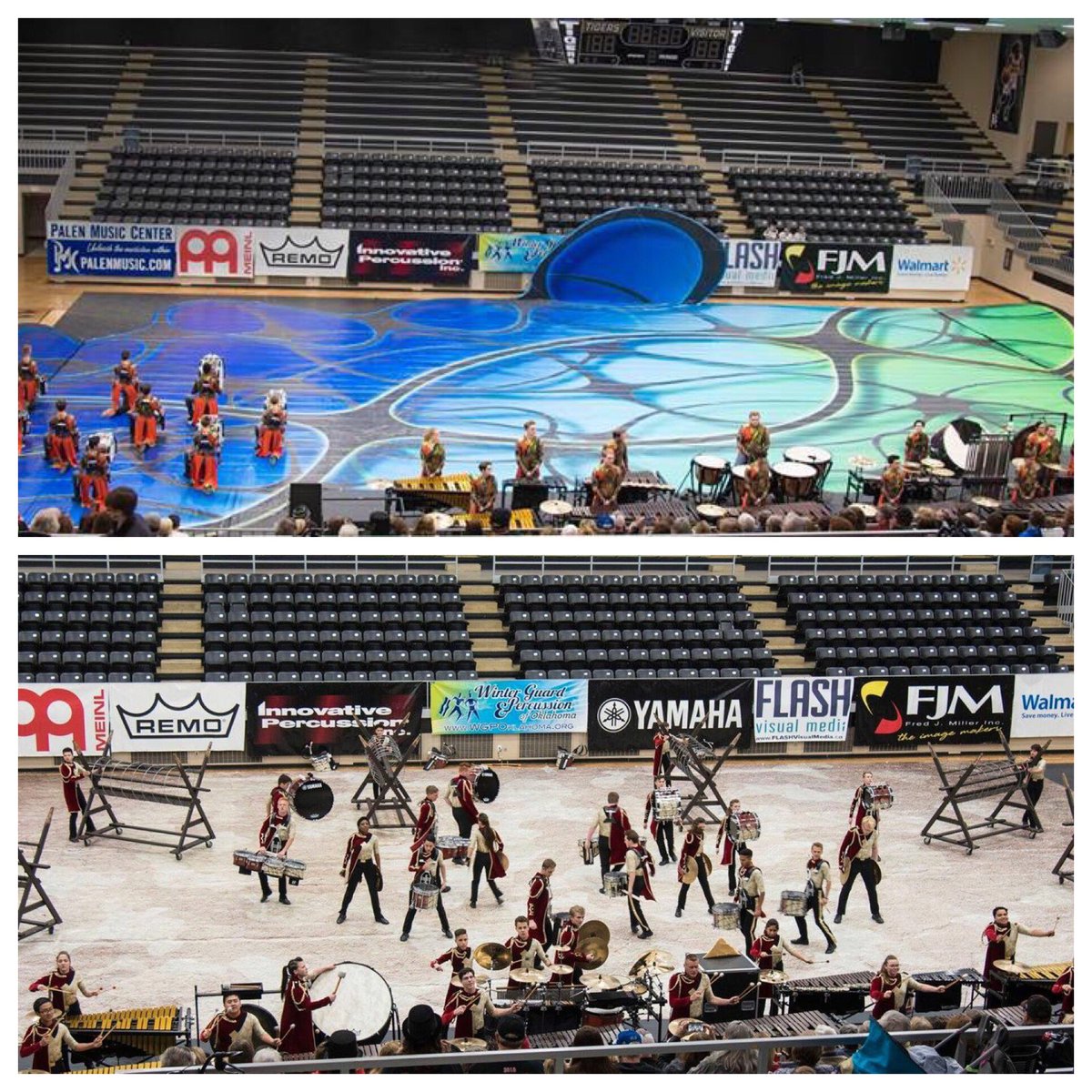 FLASH is proud to be a printing partner for Broken Arrow HS &amp; Union HS winter percussion groups. #babands #unionbands #flashvisualmedia #makingartreality #wgi2018 #wgipercussion