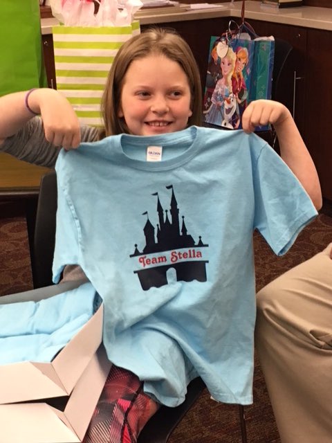 ecs_eagles's tweet photo. Middle School Student Council worked for two years to grant a Make-a-Wish for 9-year-old Stella, a @StJude patient! It was an exciting day for all! Thanks also to 1994 ECS alum, @ashliavis, @MakeAWishMidS Director of Wishes, for attending the presentation. #ecsservice https://t.co/eO0X9Y4Dph