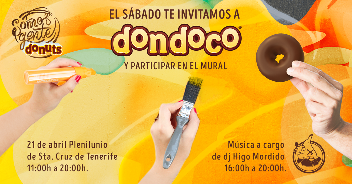 GenteDonuts's tweet photo. 📣¡Gente auténtica de #Tenerife!📣 El día 21 de abril estaremos en el @PlenilunioSC de #SantaCruz repartiendo sabor 😋 y buen rollo 🤙con #Dondoco 🍩 y la mejor #Musica de la mano del dj Higo Mordido aka @AlexSound_ 🔊 😎 ¡no se lo pierdan!
#SomosGenteDonuts #donutscanarias https://t.co/kCRuCBynZM