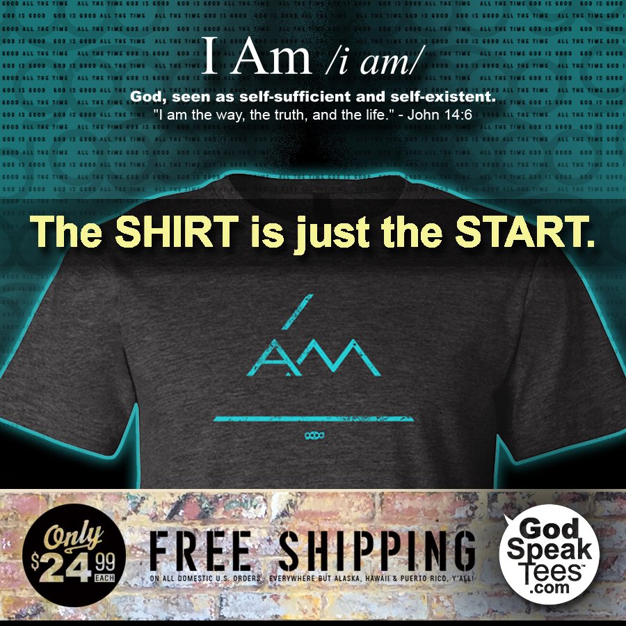 BeamTeamDesign's tweet image. godspeaktees.com #IAm #IAmTheWayTheTruthAndTheLife #GodSpeakTees #IAmSomebody #IAmStrong #IAmObedient #IAmReady #IAmSurrendering #IAmGodlylMan #IAmGodsChild #IAmAlwaysThereForYou #ConversationStarting #IceBreaking #ThoughtProvoking #FreeShipping #Spritual #Apparel #Tshirts