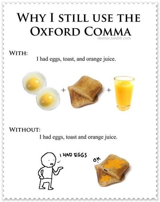 Perhaps you forgot a comma python. Oxford comma. оксфордская запятая. oxford comma examples. oxford comma meme.